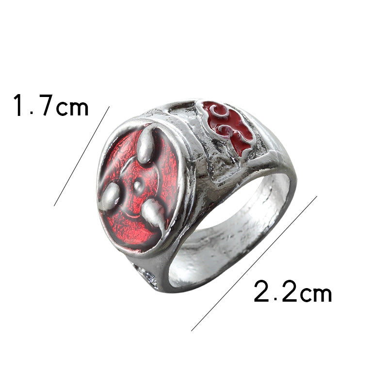 Anime Naruto Uchiha Sasuke Ring Factory Direct Sale