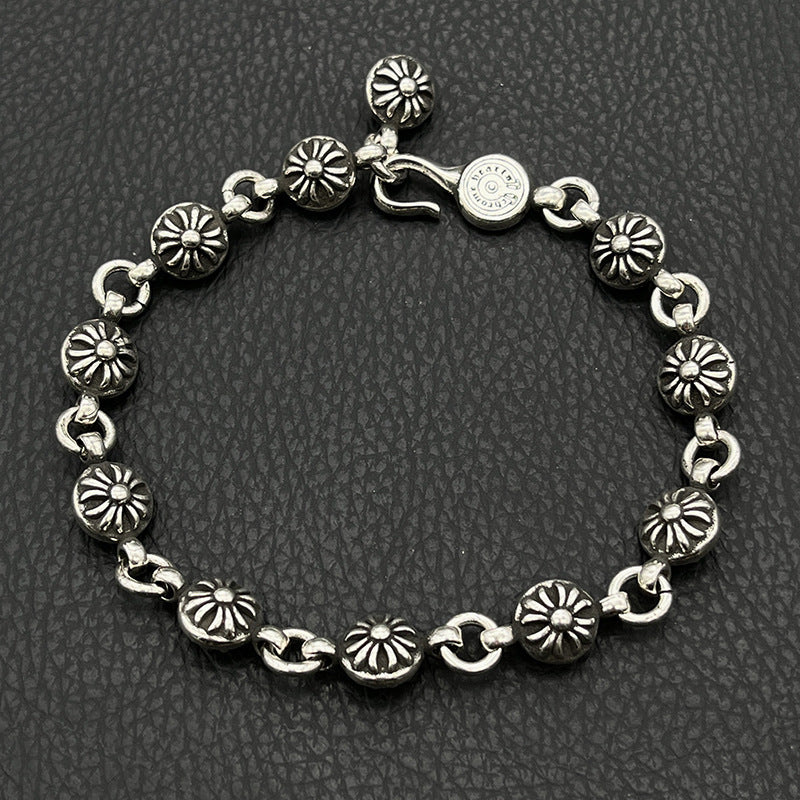 Adjustable cross bracelet